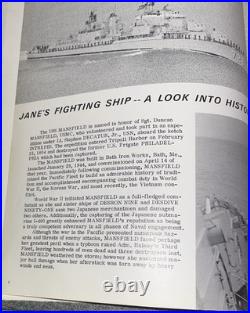 Vintage 1969-70 Westpac Cruise USS Mansfield DD-728 Year Book Navy History VGC