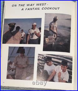 Vintage 1969-70 Westpac Cruise USS Mansfield DD-728 Year Book Navy History VGC