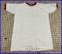 Vintage 1970s USS Ranger Velva Sheen Ringer T-Shirt US Navy