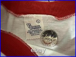 Vintage 1970s USS Ranger Velva Sheen Ringer T-Shirt US Navy
