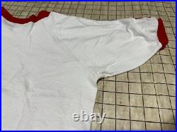 Vintage 1970s USS Ranger Velva Sheen Ringer T-Shirt US Navy
