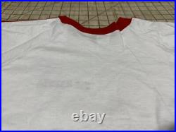 Vintage 1970s USS Ranger Velva Sheen Ringer T-Shirt US Navy