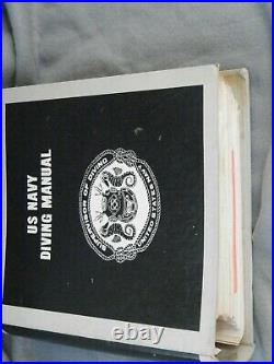 Vintage 1980 U. S. Navy Diving Manual Estate Find