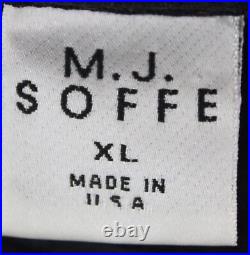 Vintage 1980s M. J. Soffe US Navy USN Tested Selected Initiated Black T Shirt XL