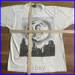 Vintage 1984 Honeymooners TV Show Slayton Art White Shirt Mens Large Medium Logo