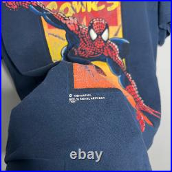 Vintage 1993 Marvel Spider-Man T-Shirt Single Stitched Rare Comic Book Size L