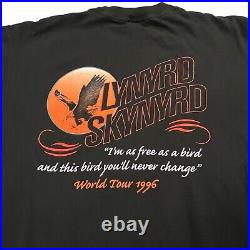 Vintage 1996 Lynyrd Skynyrd T Shirt World Tour Winterland Band Tee Eagle Rock