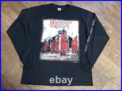 Vintage 1999 Blue Grape Slipknot Long Sleeve Shirt Band Concert T-Shirt Men's XL