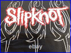 Vintage 1999 Blue Grape Slipknot Long Sleeve Shirt Band Concert T-Shirt Men's XL