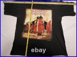 Vintage 1999 Blue Grape Slipknot shor Sleeve Shirt Band Concert T-Shirt Men's XL