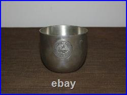 Vintage 2 3/4 Navy Uss Theodore Roosevelt Cvn -71 Shirley Jefferson Metal Cup