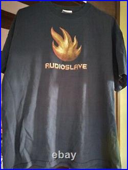 Vintage 2003 Audioslave Band Album Shirt Dark Blue XL? Chris Cornell? RIP