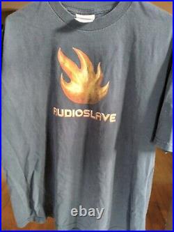 Vintage 2003 Audioslave Band Album Shirt Dark Blue XL? Chris Cornell? RIP