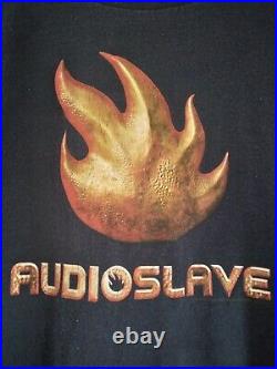 Vintage 2003 Audioslave Band Album Shirt Dark Blue XL? Chris Cornell? RIP