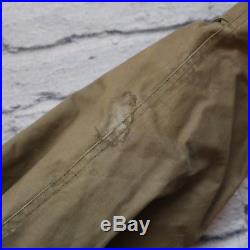 Vintage 40s WW2 USN US Navy N-1 Deck Parka Size 40 Coat Jacket NXSX Cold Weather
