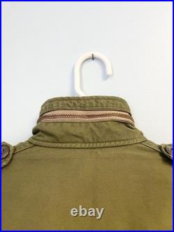 Vintage 60s US Navy USN Deck Jacket Stenciled Vietnam War Era Military