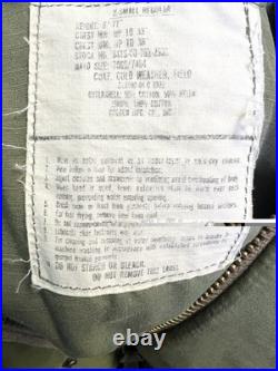Vintage 60s US Navy USN Deck Jacket Stenciled Vietnam War Era Military