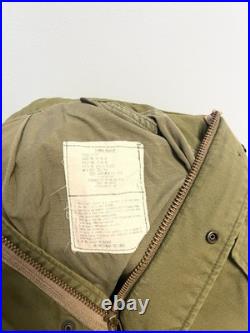 Vintage 60s US Navy USN Deck Jacket Stenciled Vietnam War Era Military