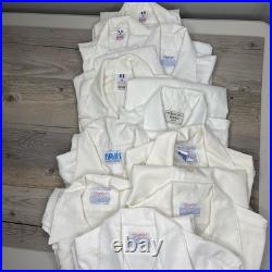Vintage 70s 80s US Navy Sailor Uniform LOT Shirt Pants Blazer Jacket Perma Press