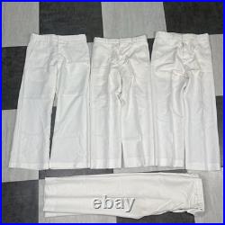 Vintage 70s 80s US Navy Sailor Uniform LOT Shirt Pants Blazer Jacket Perma Press