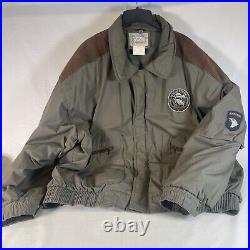 Vintage 70s Unique US Naval Air Technical / Airborne Patch Jacket 3XL