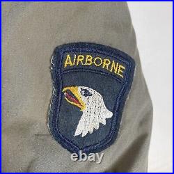 Vintage 70s Unique US Naval Air Technical / Airborne Patch Jacket 3XL