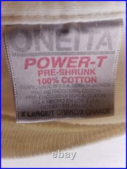 Vintage 90' Topgun United States Navy Fighter Weapons School White T-shirt XL