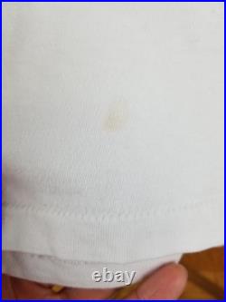 Vintage 90' Topgun United States Navy Fighter Weapons School White T-shirt XL