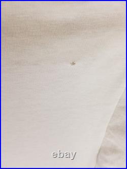 Vintage 90' Topgun United States Navy Fighter Weapons School White T-shirt XL