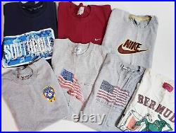 Vintage 90's NIKE, SouthPole, Old Navy T-Shirts Crew Neck Lot Of 7! Size 2 XL/L