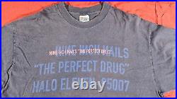 Vintage 90s Nine Inch Nails Navy Shirt Size XL The Perfect Drug Halo Eleven