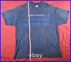 Vintage 90s Nine Inch Nails Navy Shirt Size XL The Perfect Drug Halo Eleven