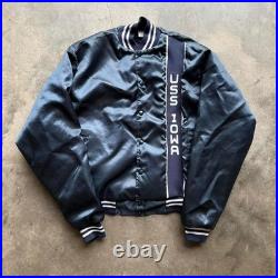 Vintage 90s USS Iowa Military Satin Jacket Size large