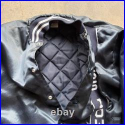 Vintage 90s USS Iowa Military Satin Jacket Size large