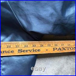 Vintage 90s USS Iowa Military Satin Jacket Size large