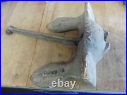 Vintage Anchor US NAVY 25 lb Decommissioned cast iron WW1 1912