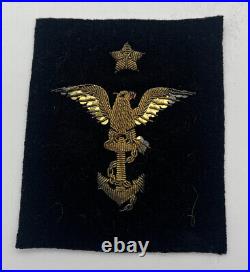 Vintage Antique US Navy Petty Officer Rankings Uncut Cloth Military