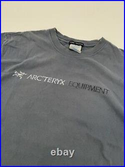 Vintage Arcteryx Equipment T-Shirt Mens Large Gray 90s Outdoor Gorpcore