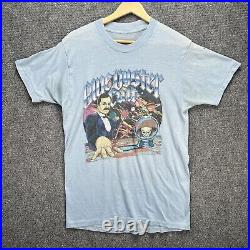 Vintage Blue Oyster Cult Shirt Mens Large Blue 80s Rock Music Band 1980 Reaper