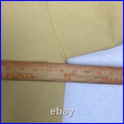 Vintage Champion USN United States Navy Sweater Mens XXL 2XL Yellow Sweatshirt