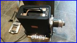 Vintage Collectible US Navy Military Federal Microfilm Projector withWooden Case