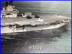 Vintage Commemorative Display USS Essex (CVA-9) & Sailor Harold Paul Stimson