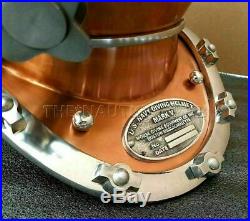 Vintage Copper Diving Helmet Antique Scuba U. S Navy Mark V Scuba Divers Helmet