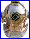 Vintage-Copper-Shine-Diving-Helmet-U-S-Navy-Mark-V-Deep-Sea-Divers-Boston-18-01-vpkg