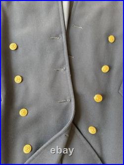 Vintage Croston & Carr U. S. Navy Officer Bridge Coat Approx. Men's 40-42R