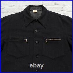 Vintage Early CPO Wool Navy Shirt Rare USN US Navy WWI WWII