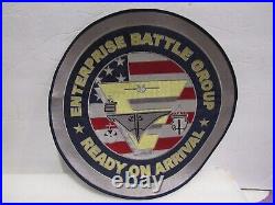 Vintage Enterprise Battle Group Ready On Arrival Embroidered 12 Jacket Patch