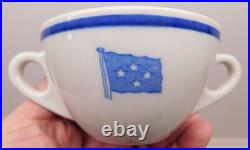 Vintage Fleet Admiral's Mess United States Navy Double Handled Bullion 4 Stars