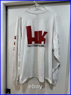 Vintage HK Heckler & Koch No Compromise 90's Gun Single Stitch Long Sleeve XL