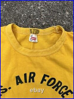Vintage Hanes 1960s US Air Force T-shirt Sz M Military United States